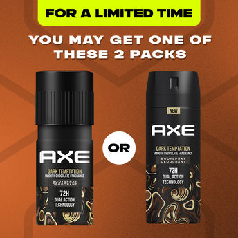Axe Dark Temptation Long Lasting Deodorant Bodyspray For Men 150ml