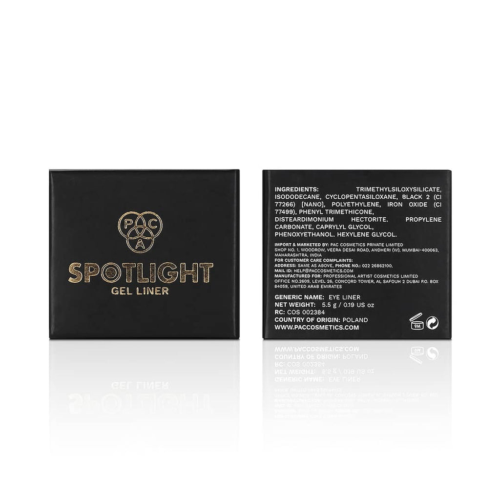 PAC Spotlight Gel Eyeliner - Black (5.5g)