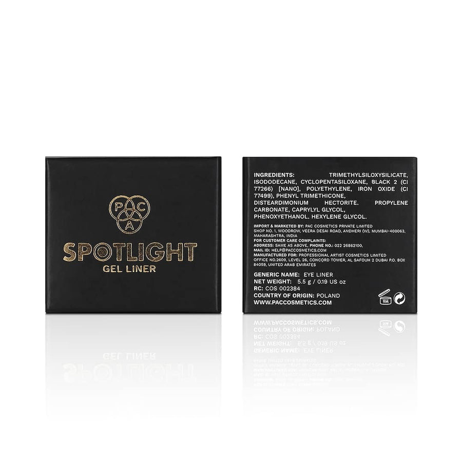 PAC Spotlight Gel Eyeliner - Black (5.5g)