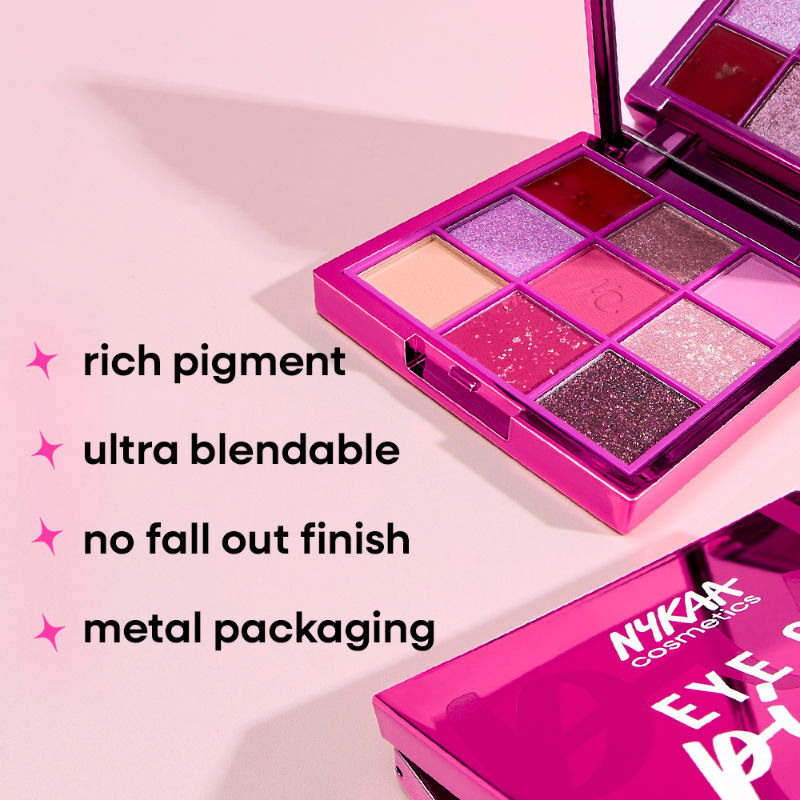 Nykaa Cosmetics 9 in 1 Highly Blendable Eyeshadow Palette (9g)