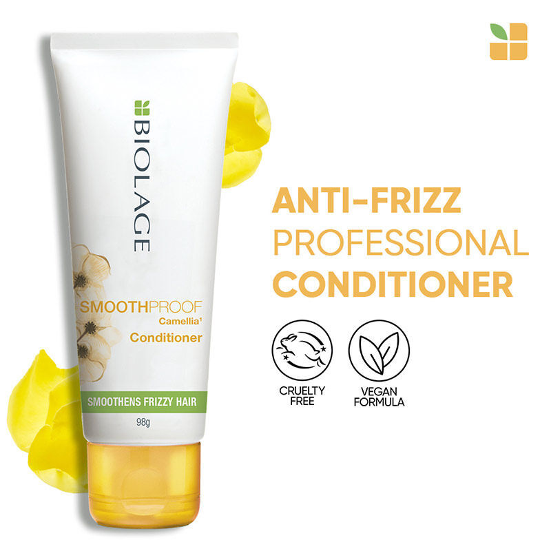 Biolage Smoothproof Professional Conditioner for Dry and Frizzy Hair, 72 HRS FRIZZ CONTROL (98g)