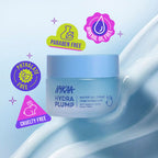 Nykaa Skin Hydra Plump Water Gel Creme Moisturiser, 100Hr Hydration, Normal, Dry & Combination Skin (50ml)