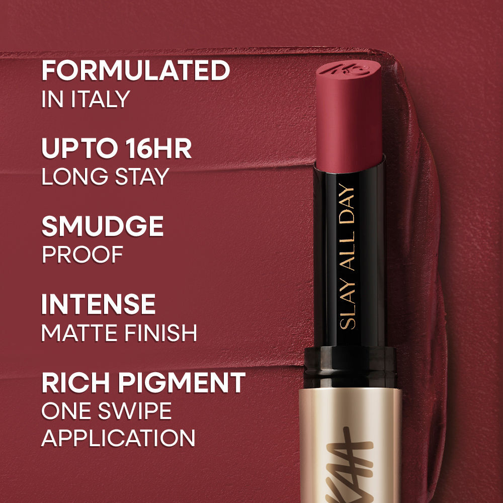 Nykaa Matte to Last No Transfer Long Lasting Lipstick 3.5g