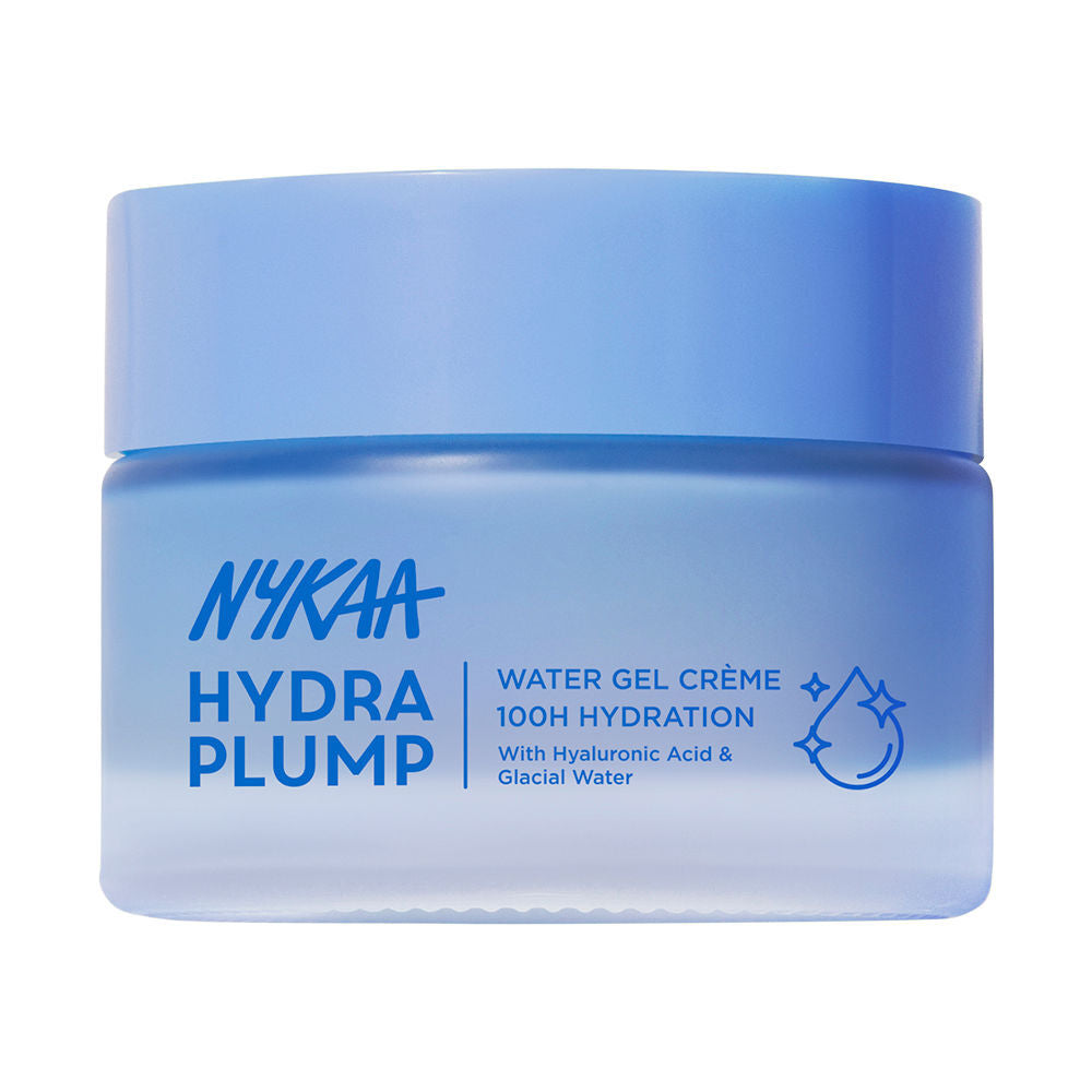 Nykaa Skin Hydra Plump Water Gel Creme Moisturiser, 100Hr Hydration, Normal, Dry & Combination Skin (50ml)