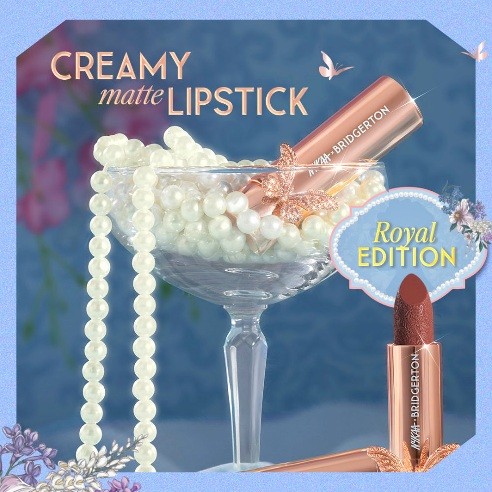 Nykaa Cosmetics X Bridgerton Creamy Matte Longwear Lipstick 4.2g