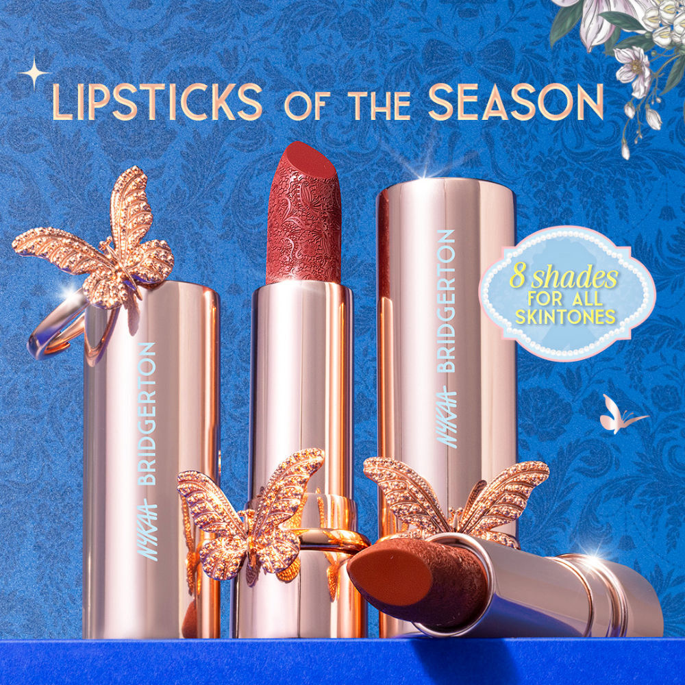 Nykaa Cosmetics X Bridgerton Creamy Matte Longwear Lipstick 4.2g