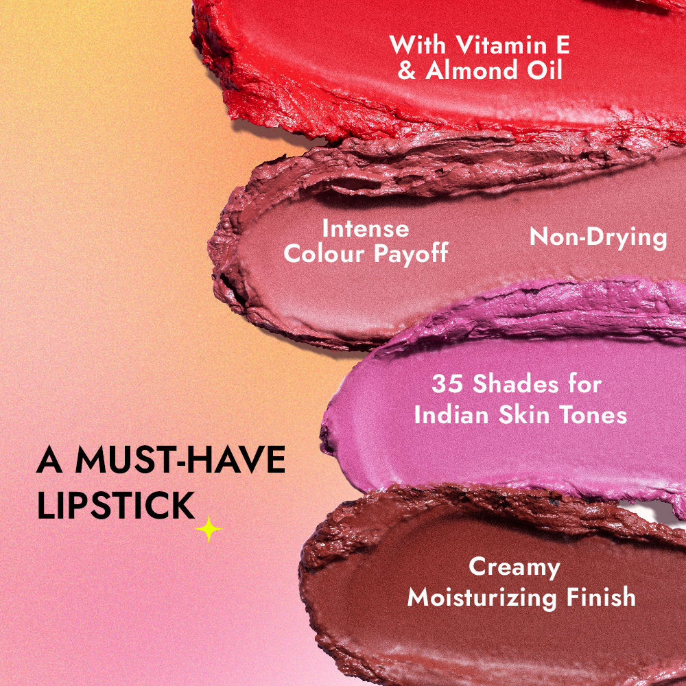 Nykaa Cosmetics So Creme! Creamy Matte Lipstick 4.2g