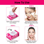 Nykaa Makeup Remover Wipes (30pcs) Ultra-Soft,Gentle Wipes (20cmx15cm)For Instant Cleanse & Refresh (30 Wipes)