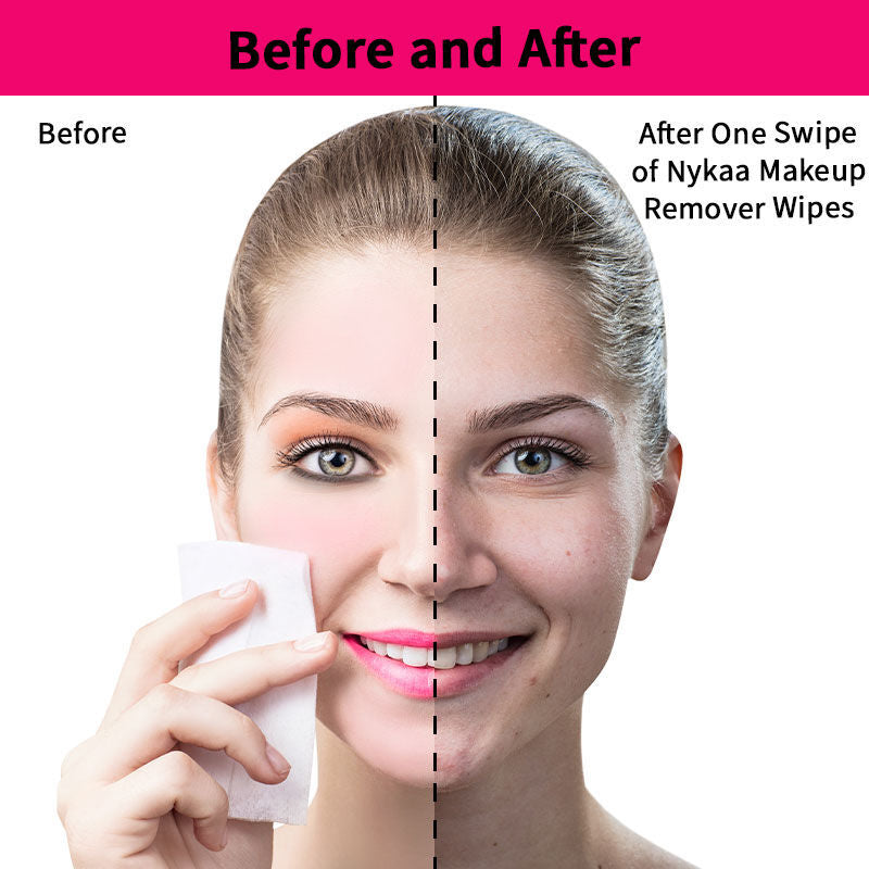 Nykaa Makeup Remover Wipes (30pcs) Ultra-Soft,Gentle Wipes (20cmx15cm)For Instant Cleanse & Refresh (30 Wipes)
