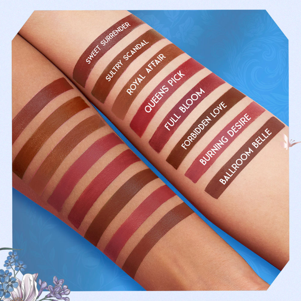 Nykaa Cosmetics X Bridgerton Creamy Matte Longwear Lipstick 4.2g