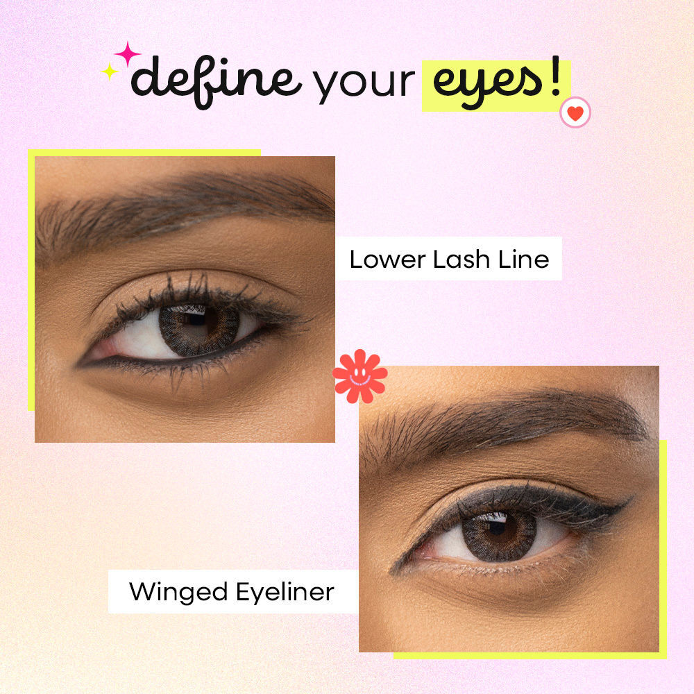 Nykaa Magic Smudgeproof Kajal Eyeliner Pencil Lasts Upto 24 Hours - Black (0.3gm)