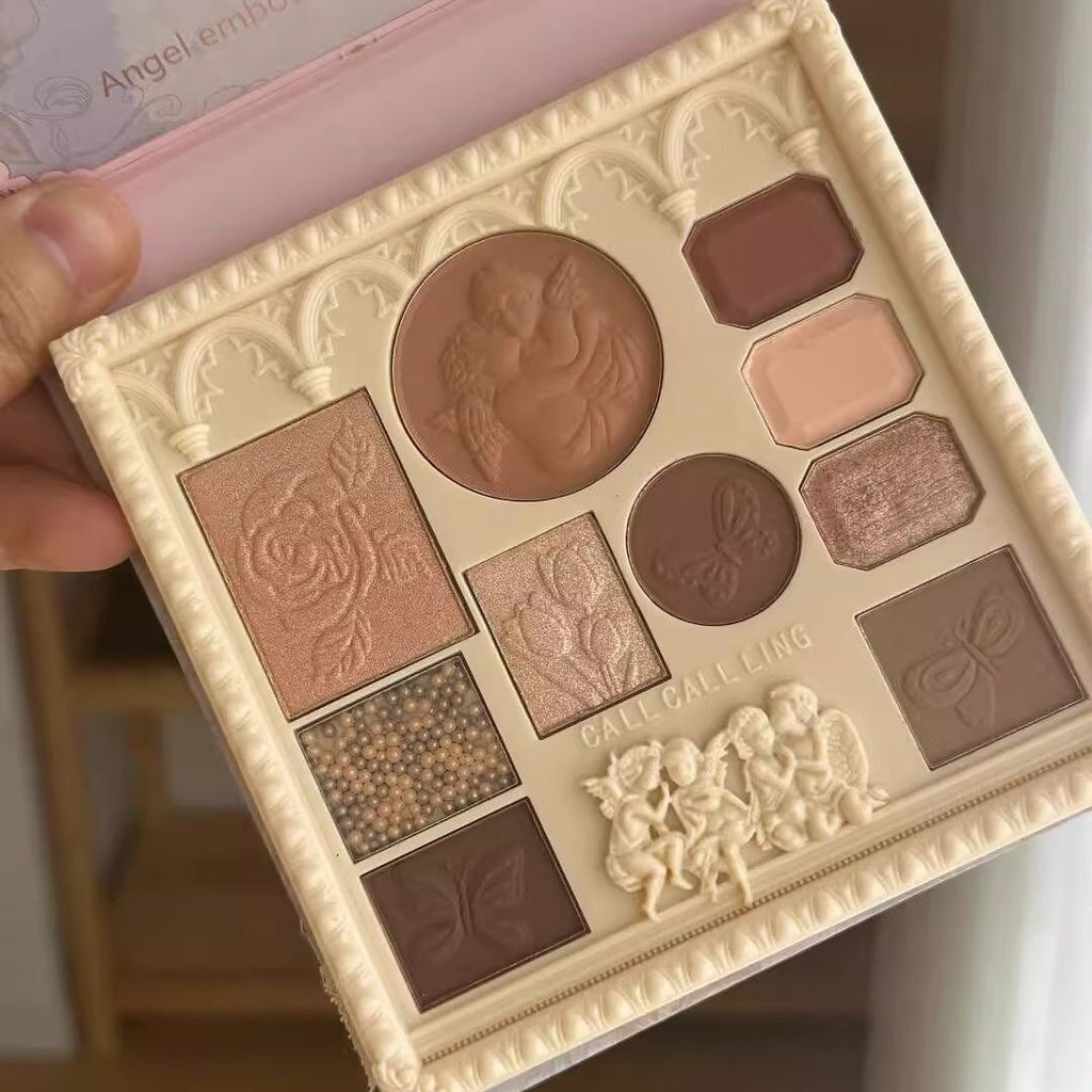 Flower Knows Callcalling Angei embossed eyeshadow
