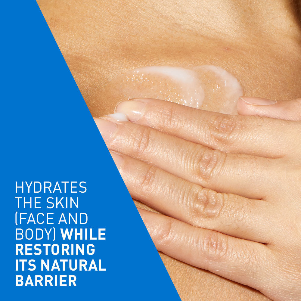 CeraVe Moisturizing Lotion for Face & Body, Ceramides & Hyaluronic Acid, Dermatologist Recommended