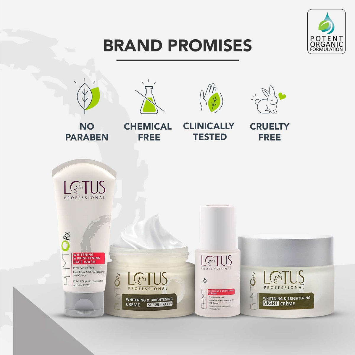 Lotus Professional Phytorx Whitening & Brightening Creme SPF 25 PA+++ (50g)