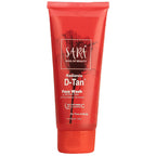 Sara Radiance D-Tan Face Wash Clear Bright Glowing Skin, All Skin Type for Women and Men (100g)