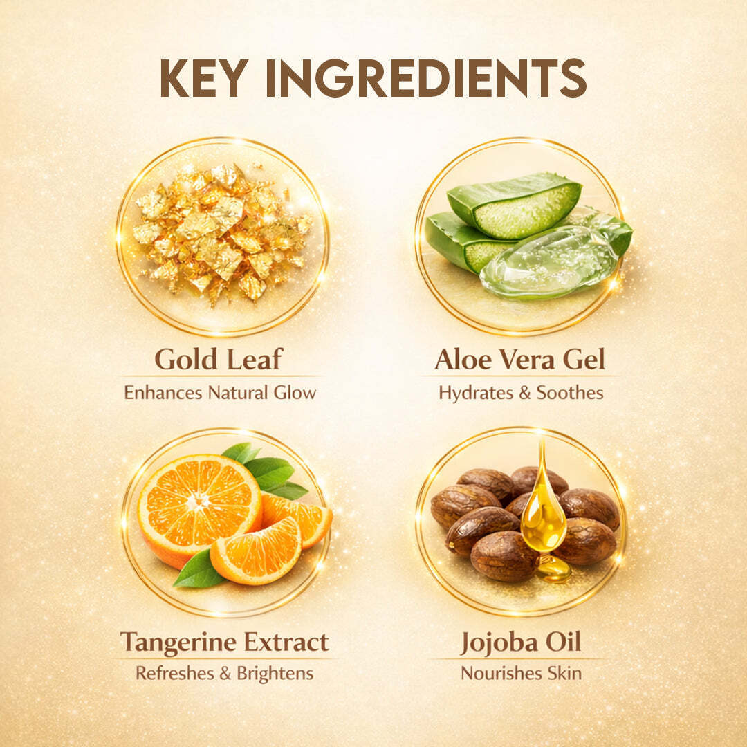 Jovees Herbal Gold Face Pack Ultra Radiance 400g
