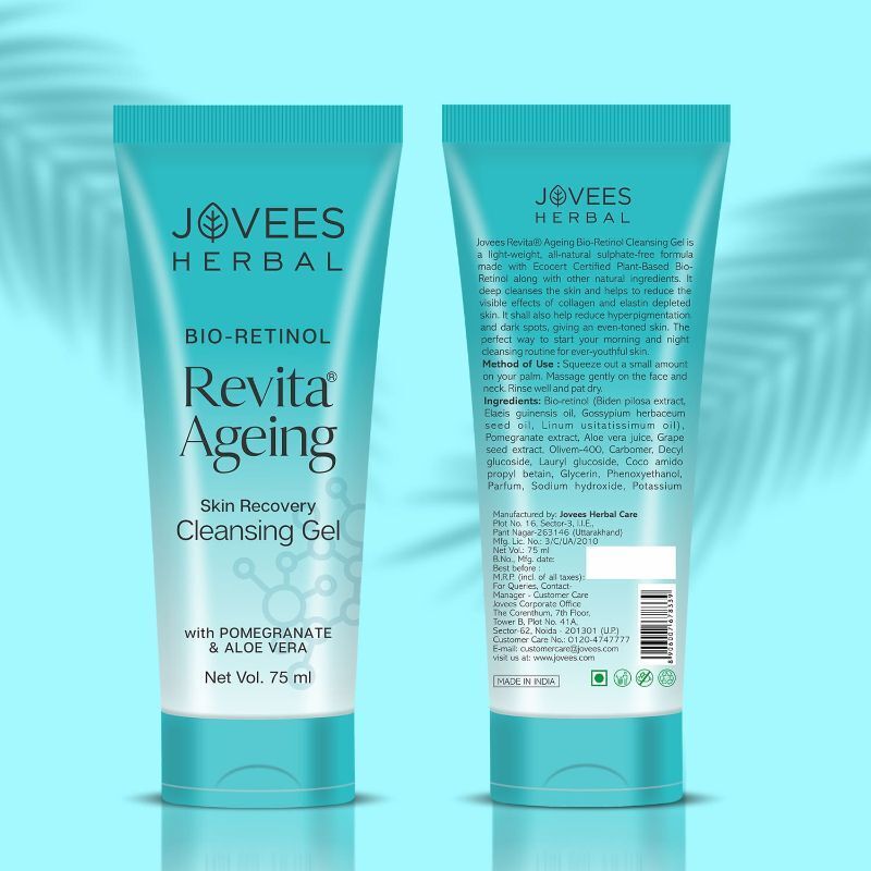 Jovees Herbal Revita Ageing Skin Recovery Cleansing Gel (75ml)