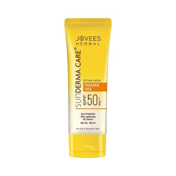Jovees Herbal Sun Derma Care Lotion SPF 50 PA+++ | Sunscreen For Men & Women 100g