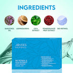 Jovees Herbal Bio Retinol & Cica Extract Anti Ageing Facial Kit For Signs of Ageing, Wrinkles, Fine Lines & Dark Spots