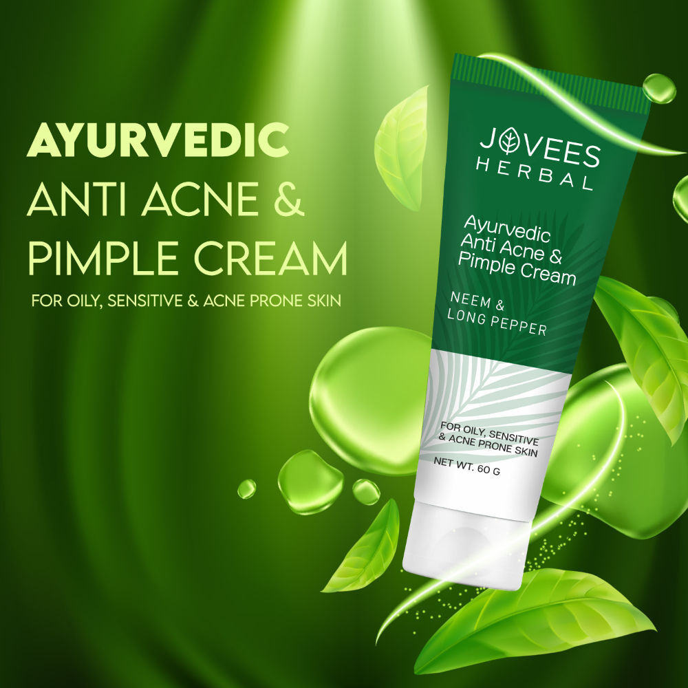 Jovees Herbal Ayurveda Anti Acne & Pimple Cream 60g