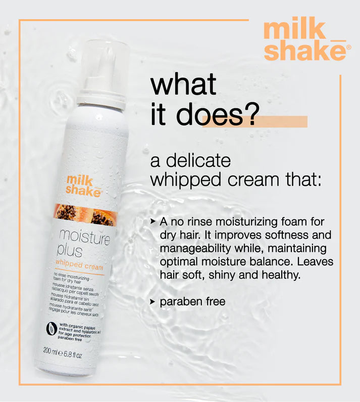 milk shake moisture plus whipped cream 200ml