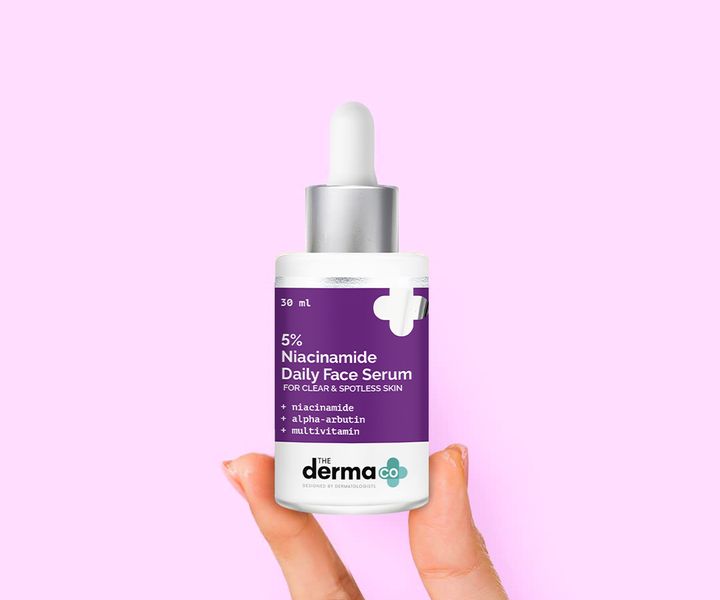 The Derma co 5% Niacinamide Daily Face Serum with Alpha Arbutin & Multivitamin - 30ml