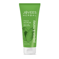 Jovees Papaya & Honey Face Scrub| With Honey & Neem|Normal to Dry Skin 100g