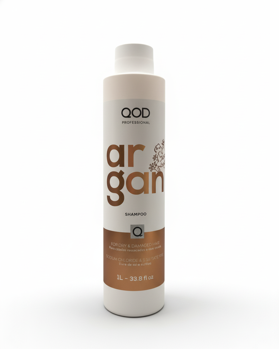 Qod Professional Argan Shampoo For Dry & Damaged Hair 1000ml