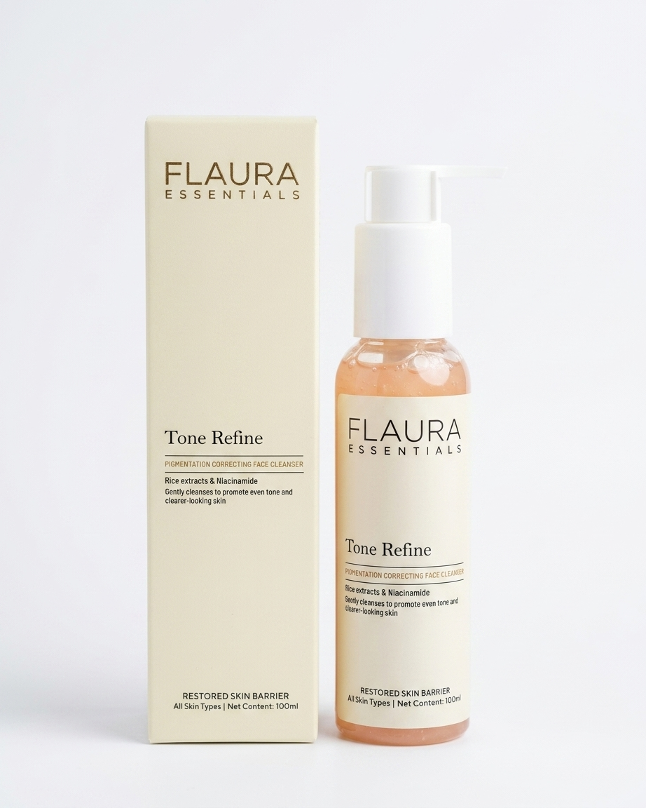 FLAURA ESSENTIALS Tone Refine Pigmentation Correcting Face Cleanser 100ml