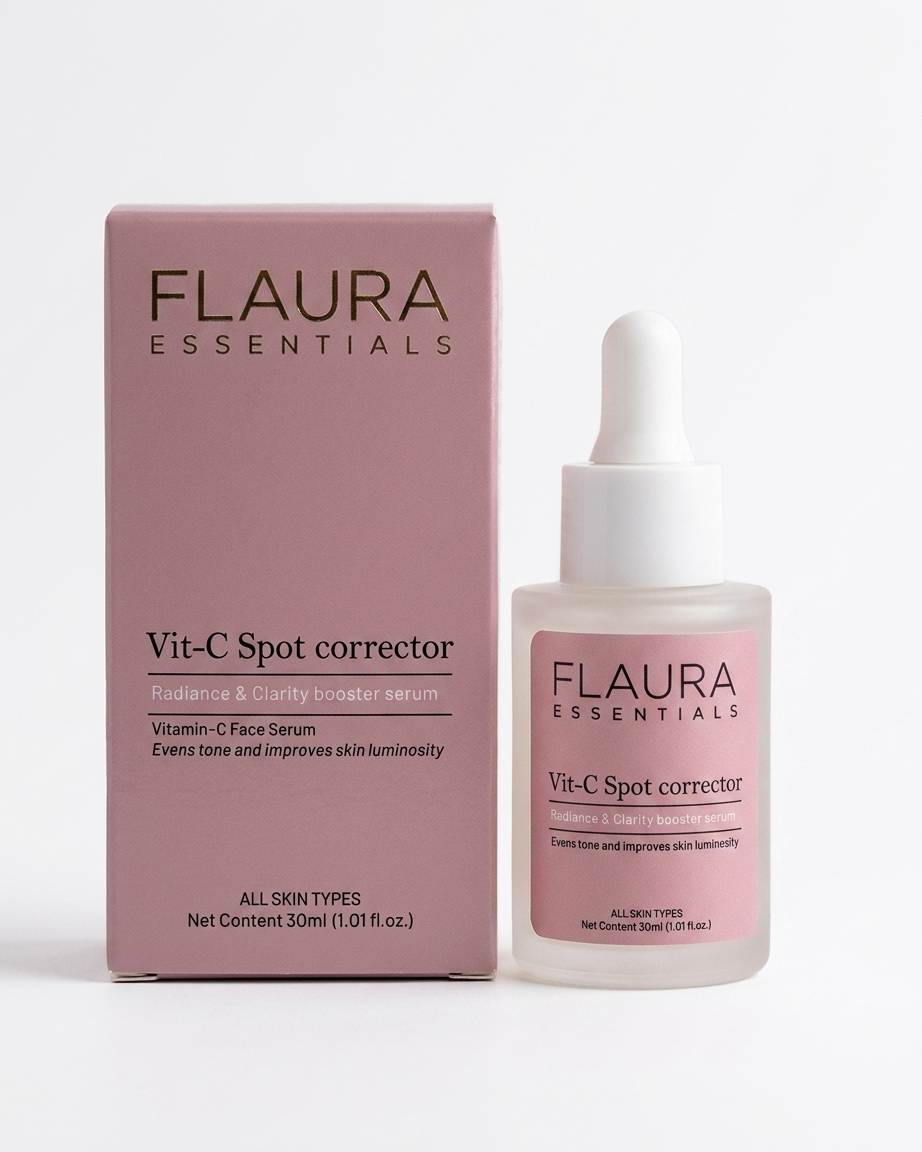 FLAURA ESSENTIALS Vit-C Spot Corrector Radiance & Clarity Booster Serum 30ml