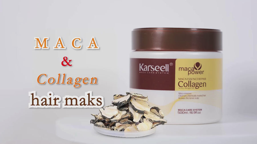 KARSEELL COLLAGEN HAIR MASK - DEEP REPAIR CONDITIONING & HYDRATION 500ml