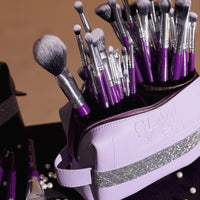 London Prime Glamstrokes 32 Pcs Budget friendly Brush Set (Lavender)