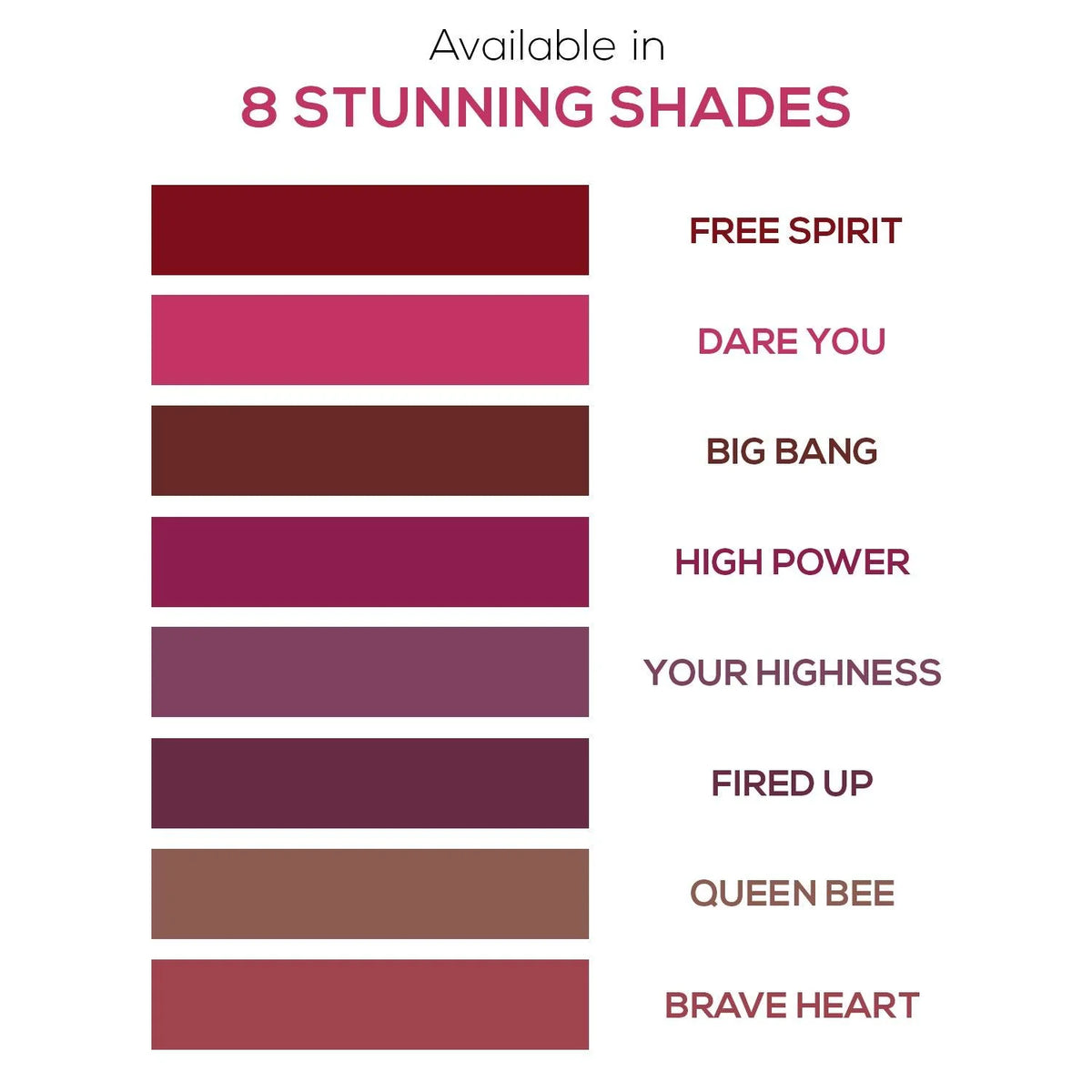 RENEE Stunner Matte Lipstick You 4g