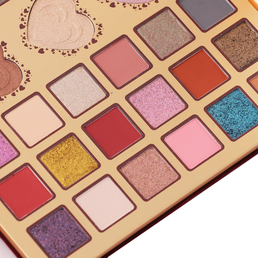 Shopaarel Heartbeat Eyeshadow & Highlighter Palette 18g
