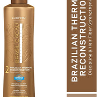 Brasil Cacau Professional 2 Brazilian Thermal Reconstruction- BTR Treatment Keratin Cocoa and D-Panthernal -300ml