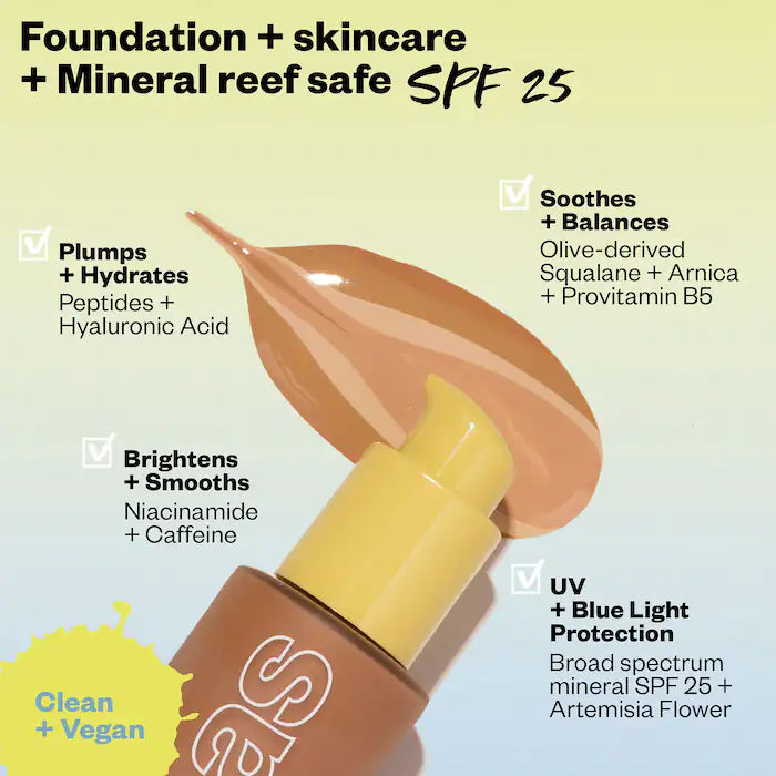 Kosas Revealer Skin-Improving Foundation SPF 25 Medium Tan Warm 250 30ml