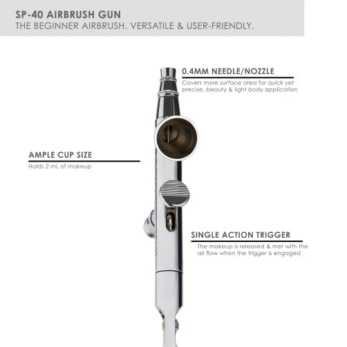 TEMPTU SP-40 SINGLE ACTION AIRBRUSH GUN