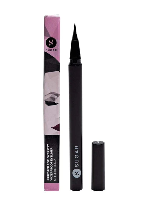 SUGAR Arrested For Overstay Waterproof Eyeliner - 01 I'll Be Black