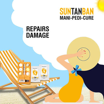 SKINSYRUP PROFESSIONAL SUNTANBAN MANI-PEDI-CURE COMBO