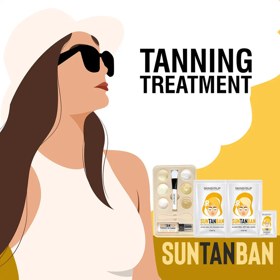 SKINSYRUP PROFESSIONAL SUNTANBAN FACIAL TREATMENT COMBO