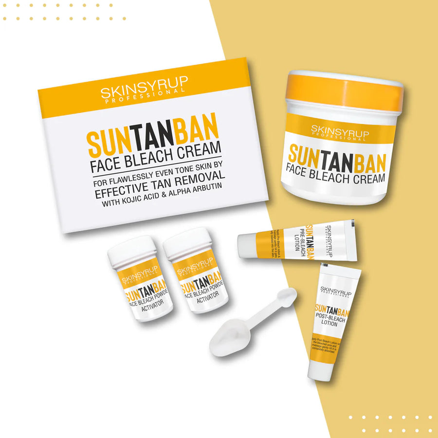 SKINSYRUPPROFESSIONAL SUNTANBAN FACE BLEACH CREAM COMBO