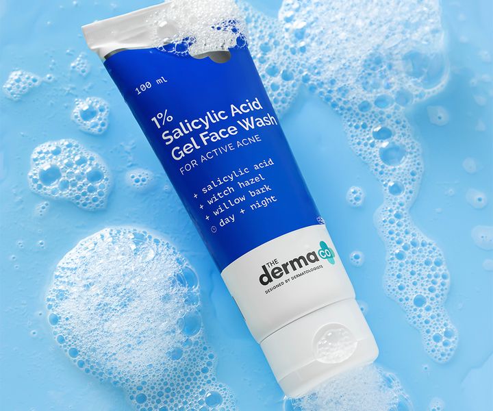 The Derma co 1% Salicylic Acid Gel Face Wash with Salicylic Acid & Witch Hazel - 100ml