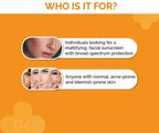 The Derma co Ultra Matte Sunscreen Gel - 50g Prevents Sun Damage | SPF 60 PA+++