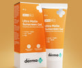 The Derma co Ultra Matte Sunscreen Gel - 50g Prevents Sun Damage | SPF 60 PA+++