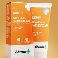 The Derma co Ultra Matte Sunscreen Gel - 50g Prevents Sun Damage | SPF 60 PA+++