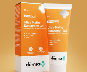 The Derma co Ultra Matte Sunscreen Gel - 50g Prevents Sun Damage | SPF 60 PA+++