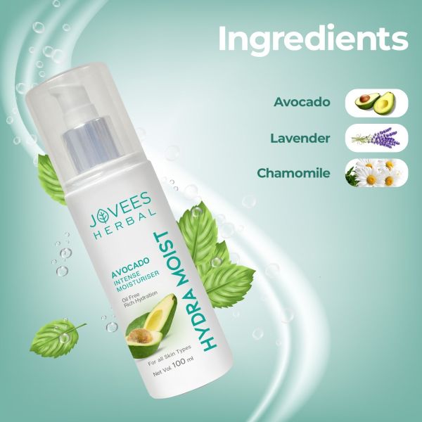 Jovees Hydra Intense Moisturiser |Lightweight and Non-Greasy 100ml