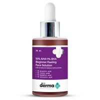 The Derma co 15% AHA+1% BHA Beginner Face Peeling Solution - 30ml