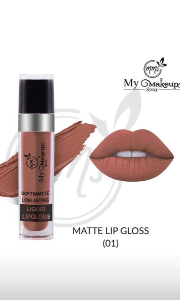 My Makeup Story Soft Matte Long Lasting Liquid Lipgloss LL01 5ml