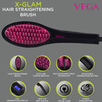 Vega X Glam Straightening Brush VHSB 01
